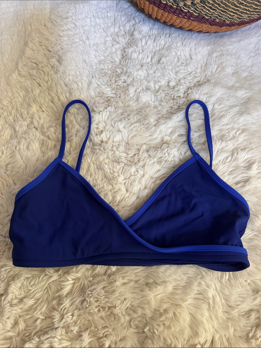 Vintage 90’s Calvin Klein Wrap-Style Swim Bra Top Made in USA